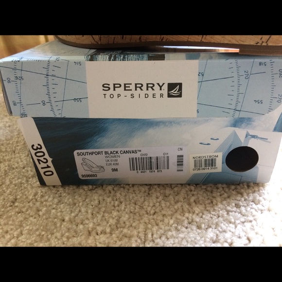 Sperry Southport Canvas Peep-toe Wedge - Picture 5 of 5